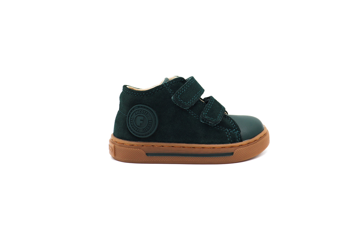 Falcatto Green Suede Baby Sneaker