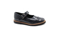 Blublonc Navy Highshine Wingtip Mary Jane