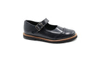 Blublonc Navy Highshine Wingtip Mary Jane
