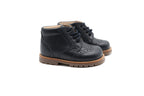 Beberlis Navy Lace up Wingtip Baby Bootie