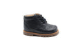Beberlis Navy Lace up Wingtip Baby Bootie