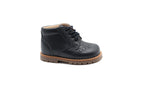 Beberlis Navy Lace up Wingtip Baby Bootie