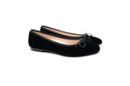 Beberlis Black Velvet Ballet Flat