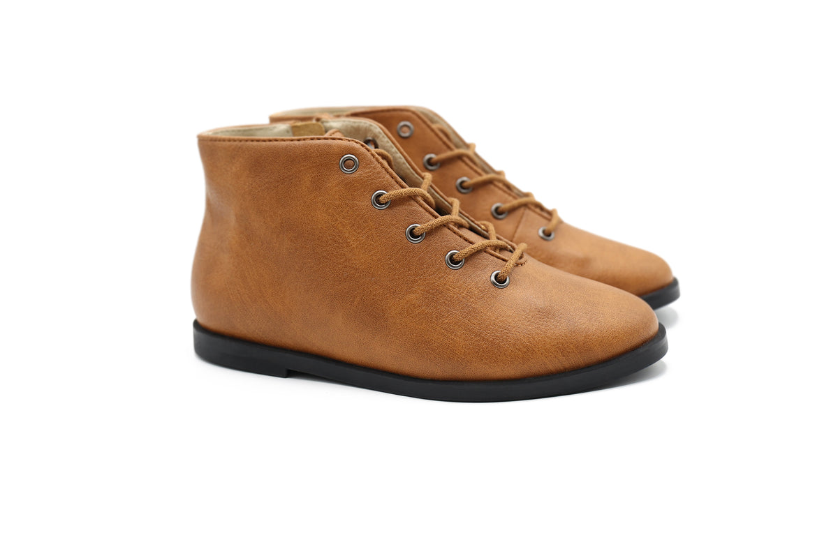 Boutaccelli Brown Lace Derna Bootie