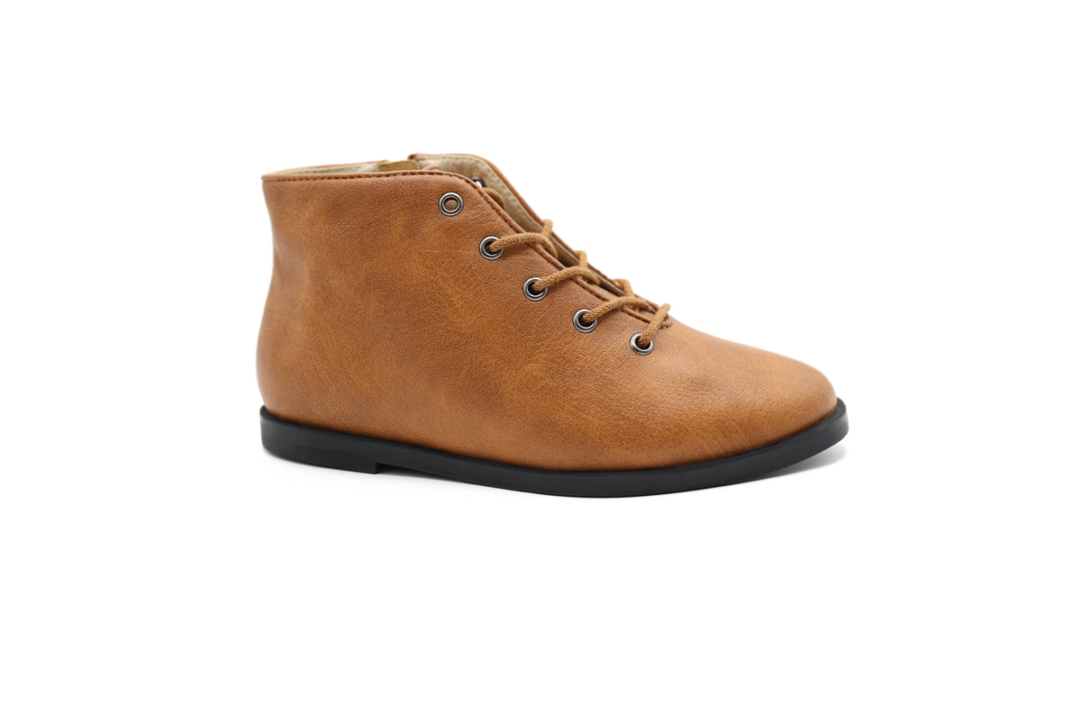 Boutaccelli Brown Lace Derna Bootie