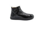 Naturino Black Patent Heart Bootie