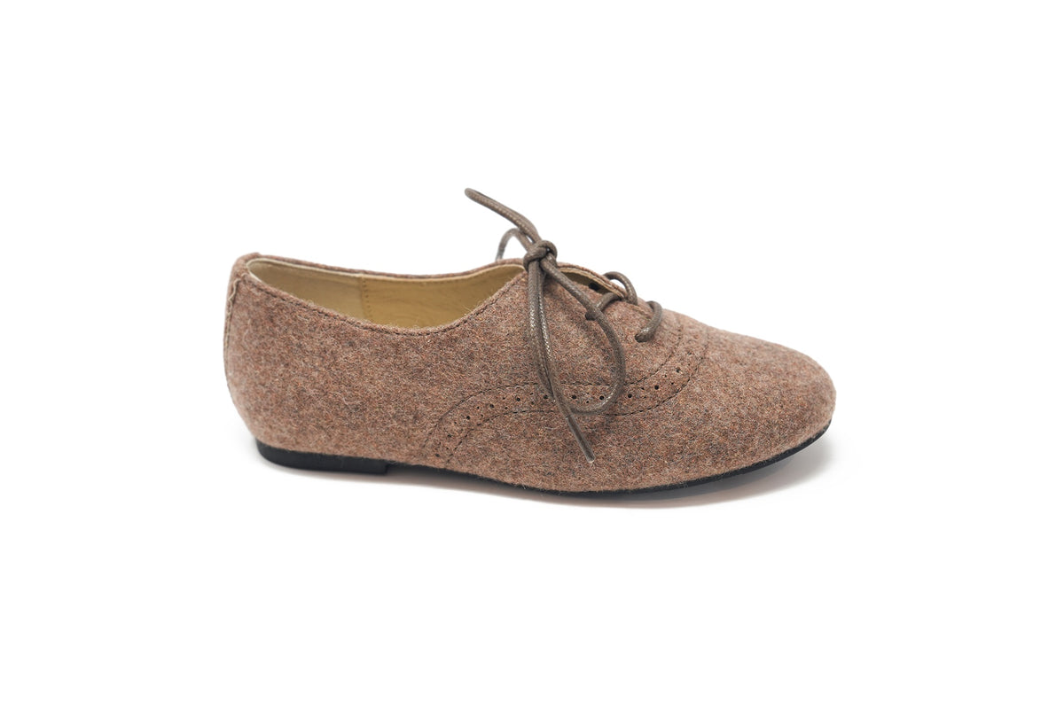 Boutaccelli Dark Brown Velvet Avery Oxford