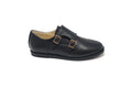 Boutaccelli Black Leather Timber Dress Shoe