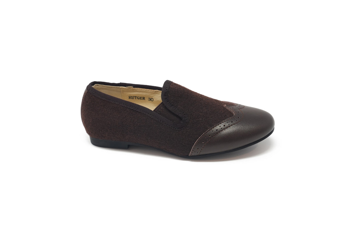 Boutaccelli Brown Flannel Rutger Dress Shoe