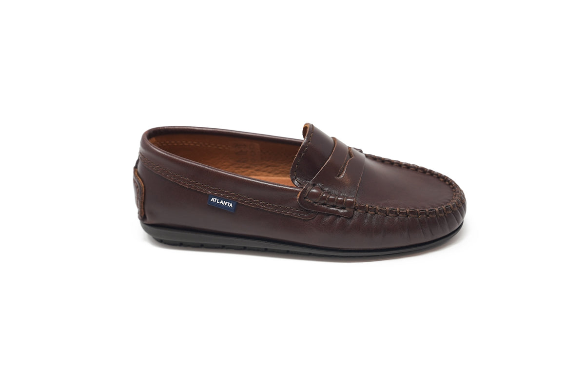 Atlanta Brown Penny Loafer