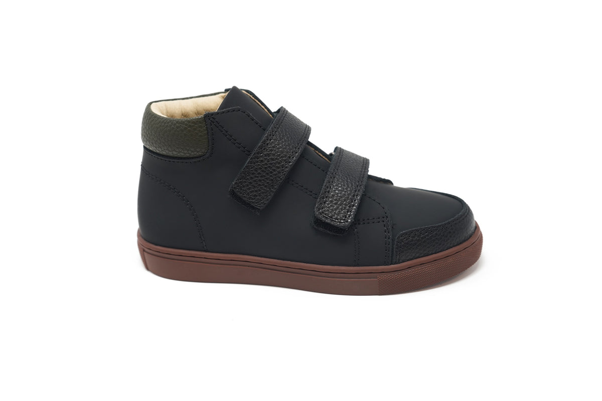 Boutaccelli Black Gum Hightop Rover Sneaker