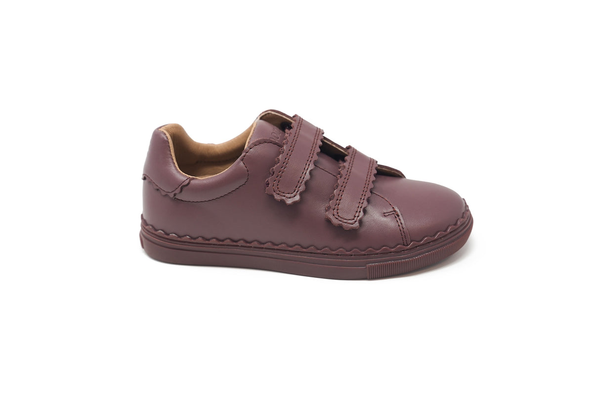 Porte Plum Pink Scalloped Sneaker