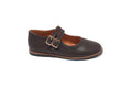 Uniq Brown Double Buckle Mary Jane