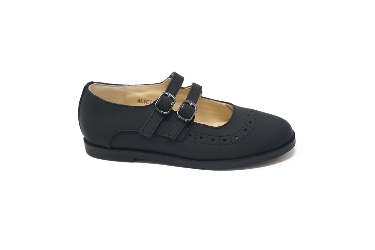 Boutaccelli Black Gum Alicia Mary Jane