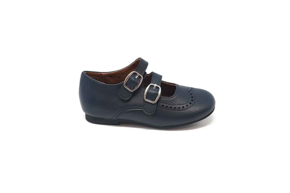Ralph Miguel Navy Pedora Mary Jane