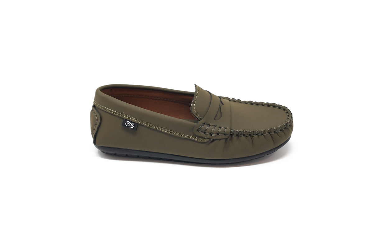 Ralph Miguel Olive Green Cosima Loafer