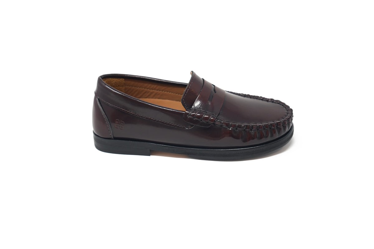 Porte Burgundy Brushed Highshine Loafer