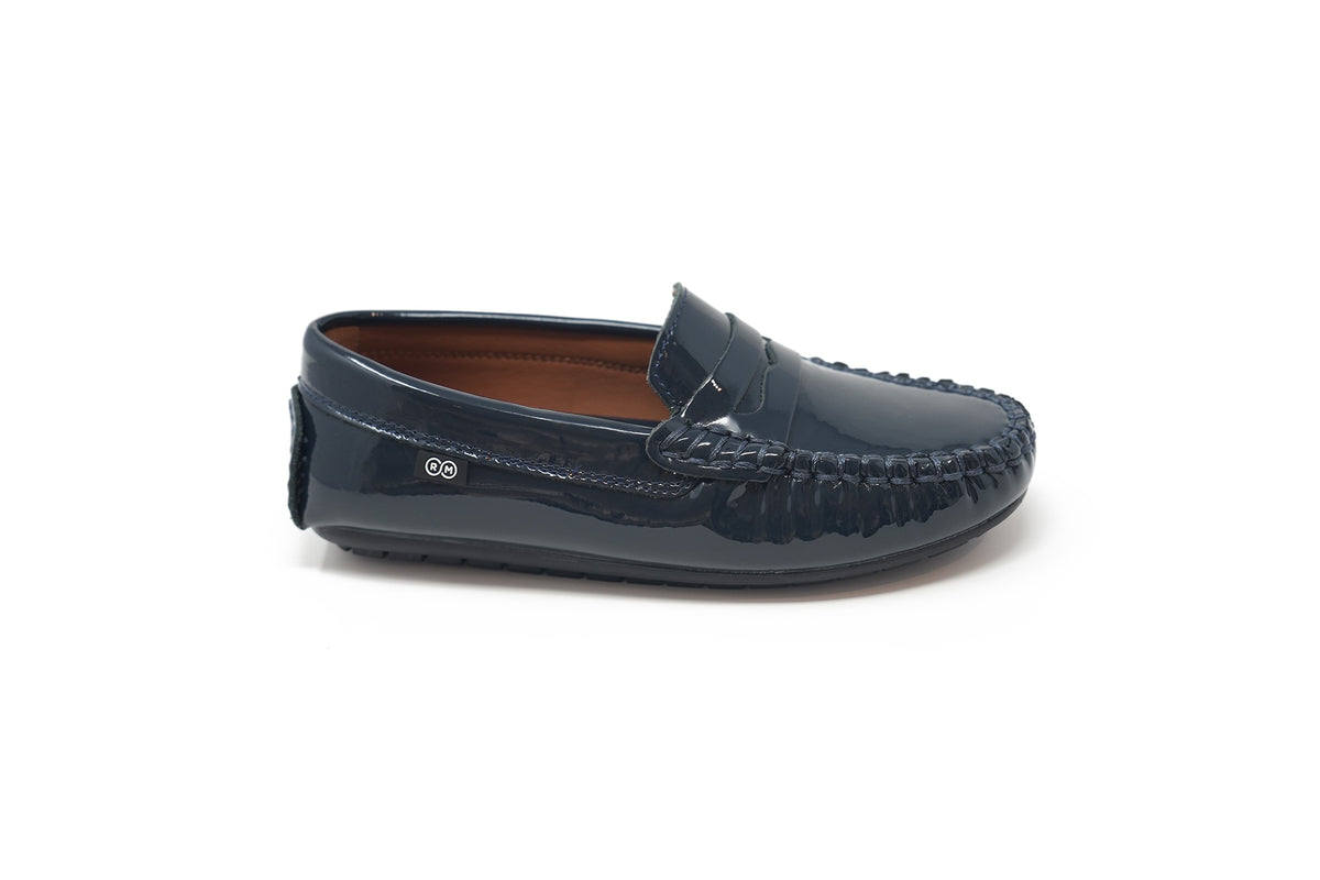 Ralph Miguel Blue Patent Cosima Loafer