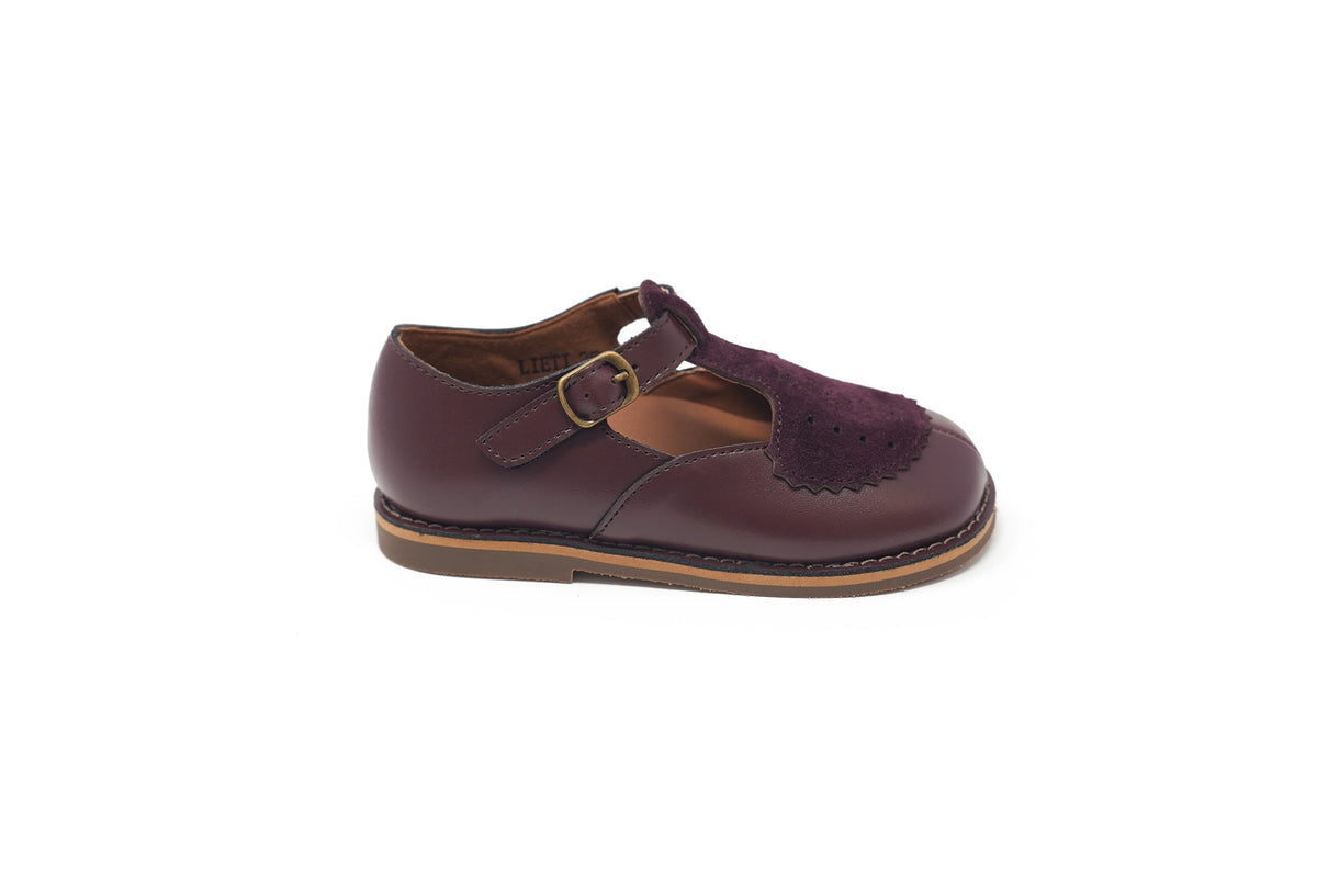 Ralph Miguel Burgundy Lieti T-Strap