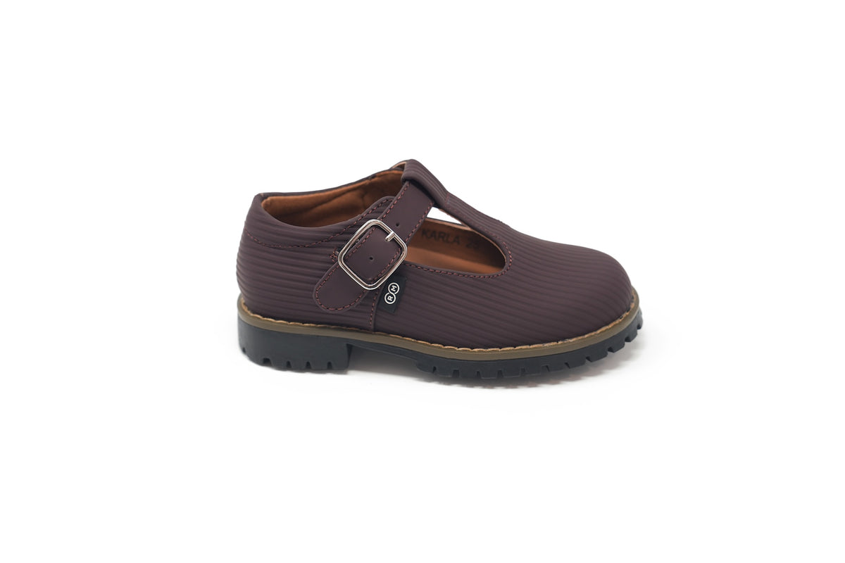 Ralph Miguel Plum Gum Flutted Karla