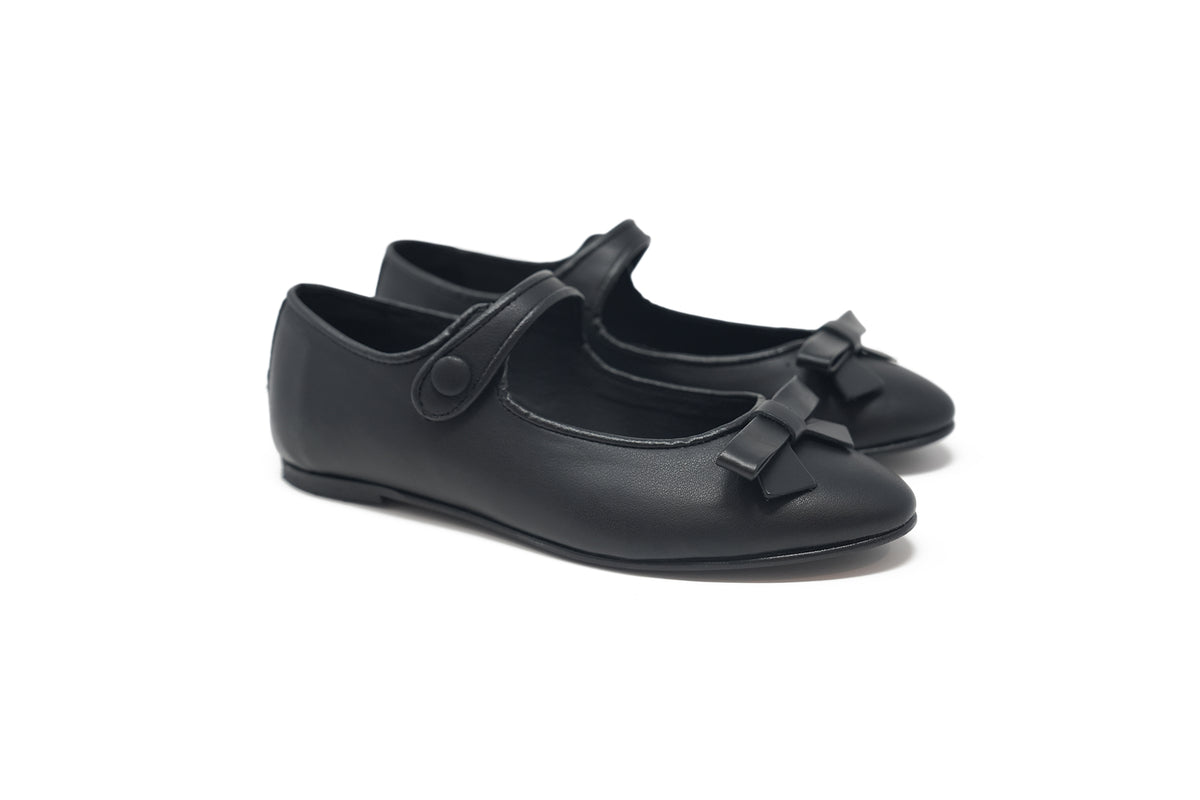 Blublonc Black Bow Mary Jane