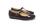 Boutaccelli Burgundy Perforated Kora T-Strap