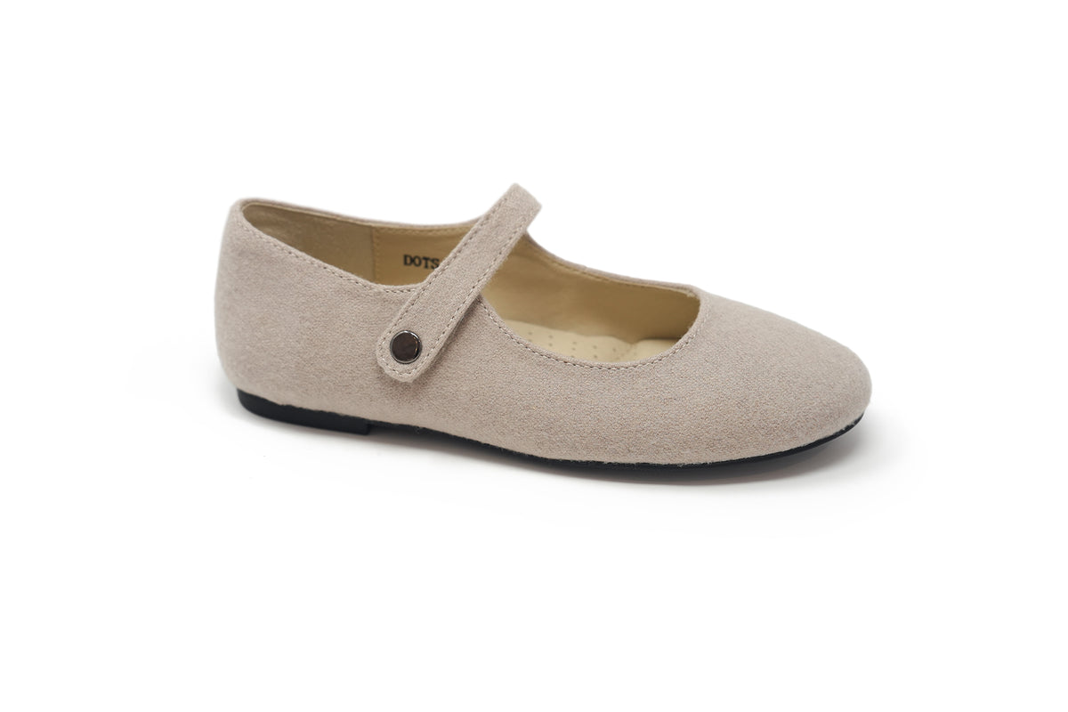 Boutacelli Cream Flannel Dots Mary Jane