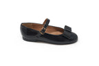 Papanatas Black Patent Bow Mary Jane