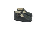 Andanines Dark Green Horse Embroidered Baby Shoes
