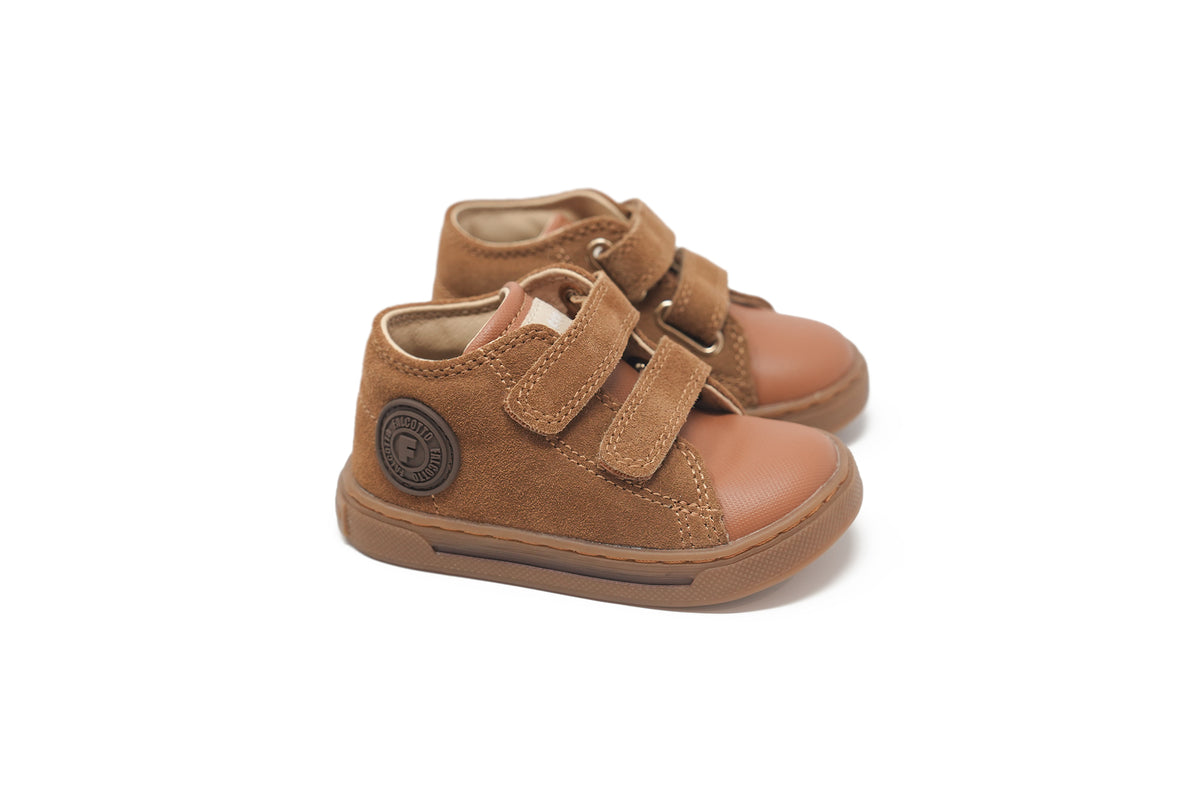 Falcatto Brown Suede Baby Sneaker