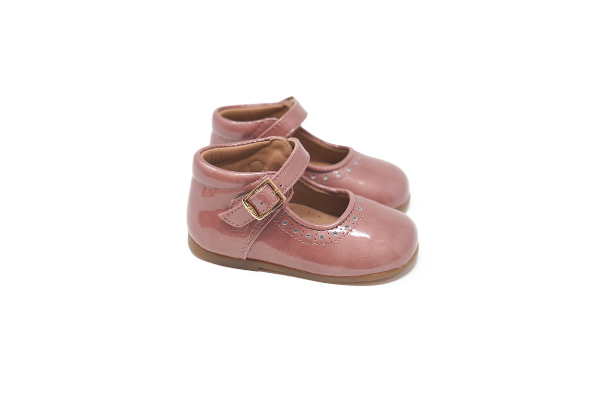 Papanatas Pearl Kiss Patent Baby Shoe