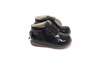 Emel Black Patent Bow Baby Bootie