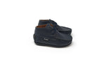 Atlanta Navy Grain Lace Baby Shoe