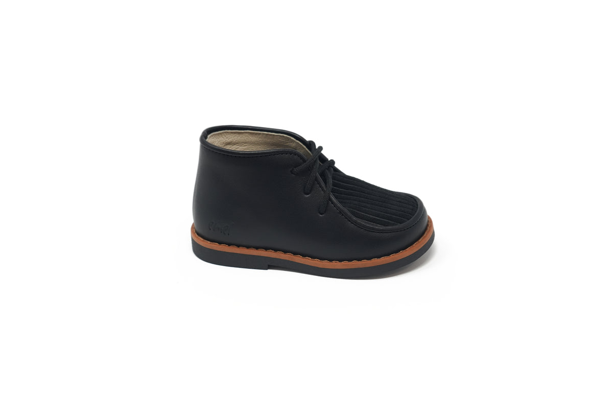 Emel Black Cordory Baby Bootie