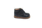 Beberlis Black Wingtip Velcro Baby Bootie