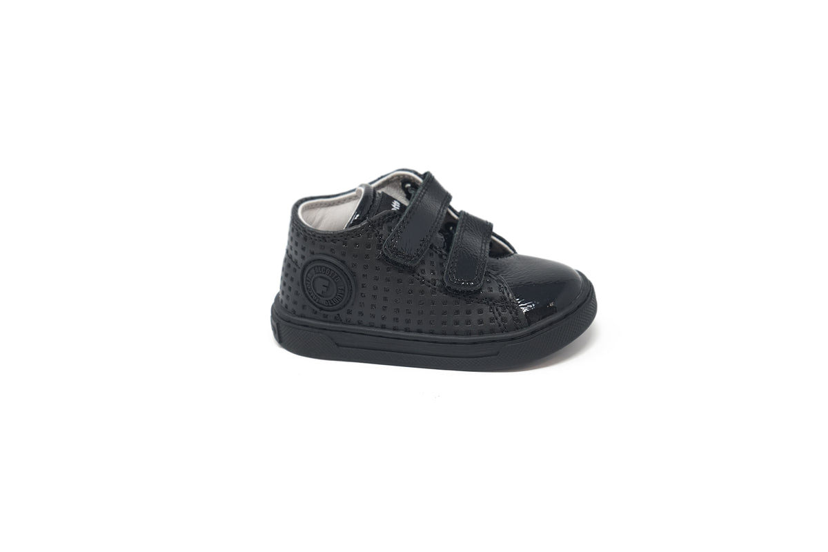 Falcatto Black Sparkle Baby Sneaker