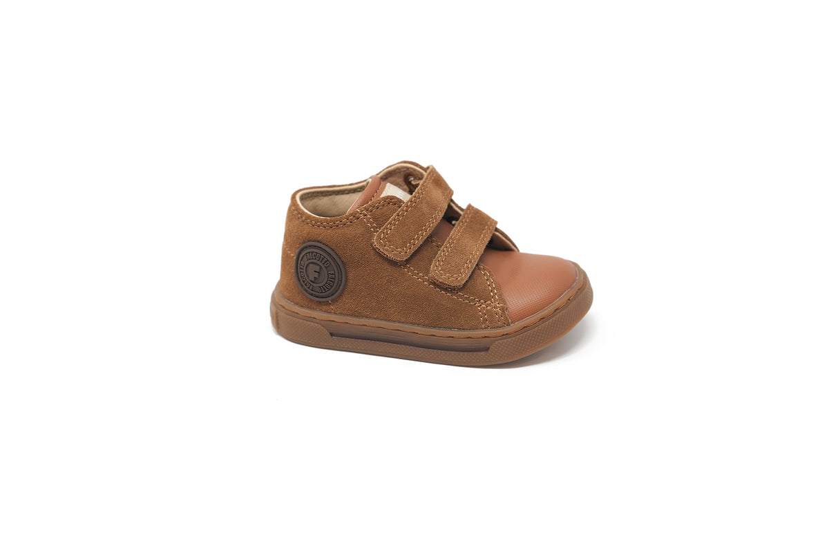 Falcatto Brown Suede Baby Sneaker