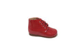 Beberlis Red Patent Lace Up Baby Bootie