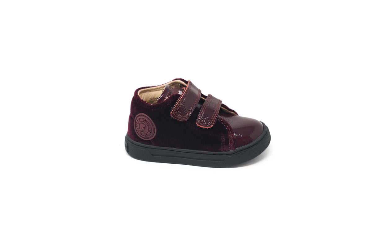 Falcatto Wine Velvet Baby Sneaker