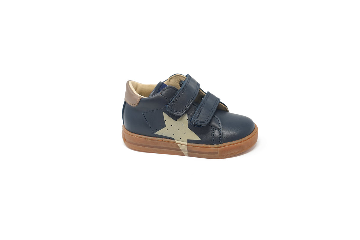 Falcatto Navy Star Baby Sneaker