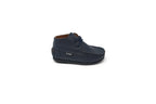 Atlanta Navy Grain Lace Baby Shoe