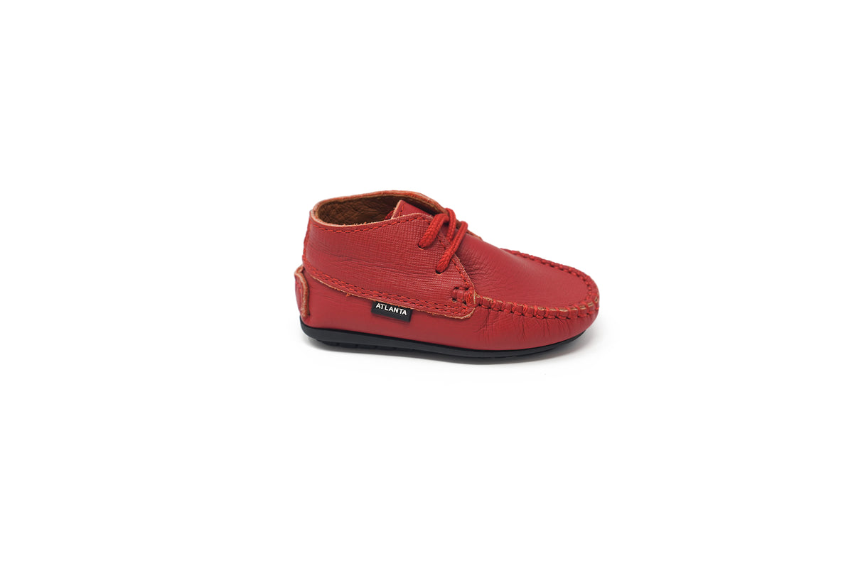 Atlanta Red Baby Shoe