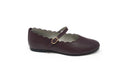 Luccini Wine Scalloped Mary Jane