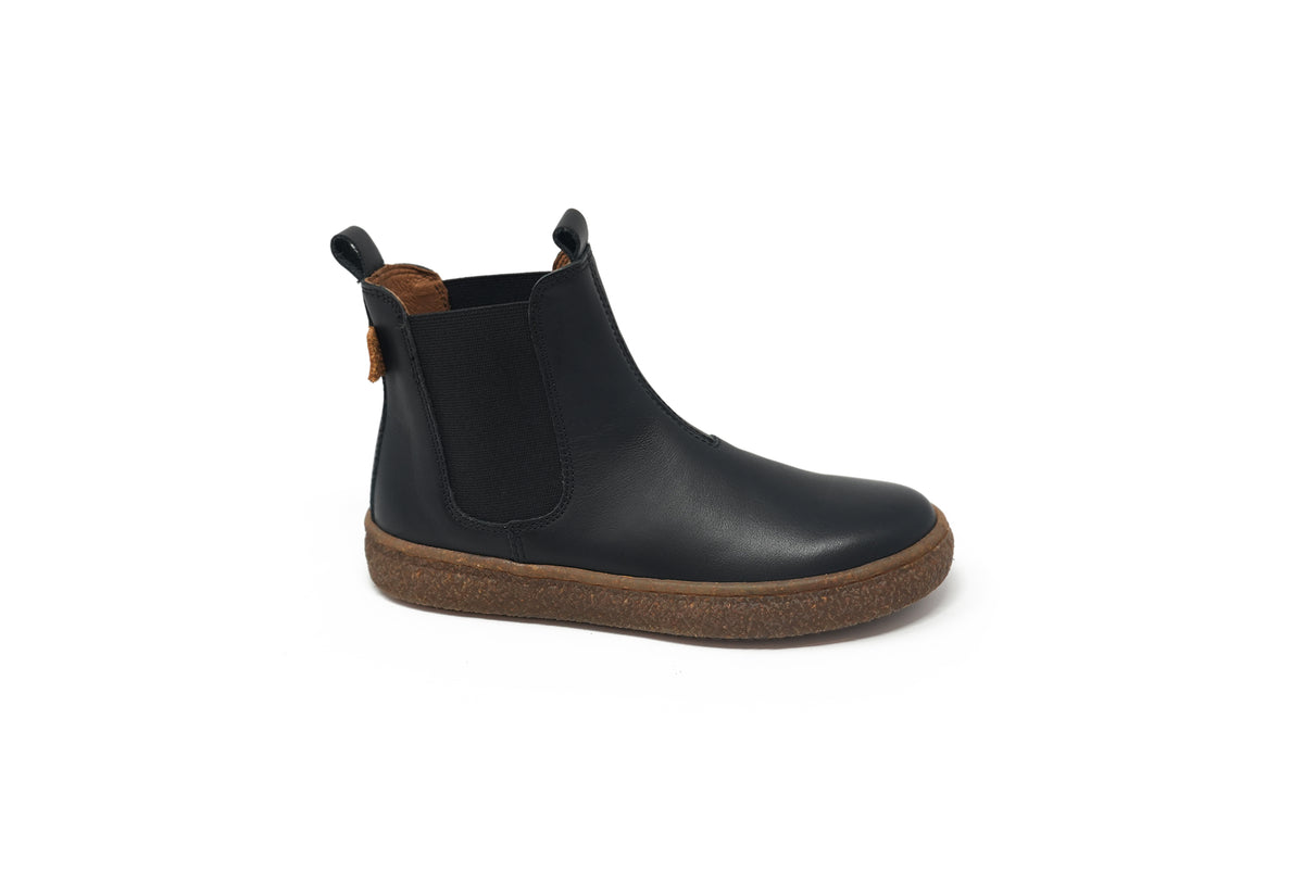 Naturino Black Elastic Bootie