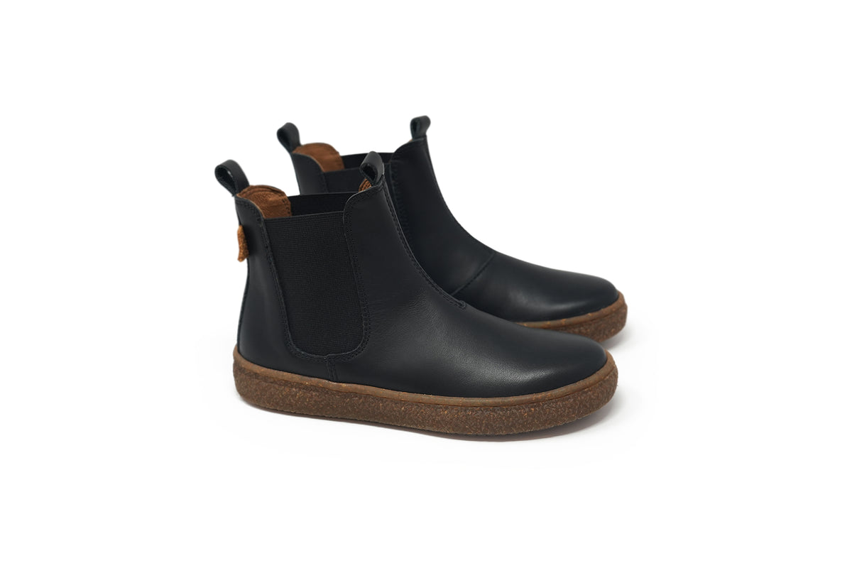 Naturino Black Elastic Bootie