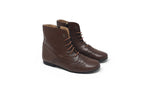 Jolee Brown Pebbled Wingtip Bootie