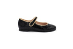 Beberlis Black Patent Leather Pointed Mary Jane