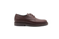 Beberlis Brown Pebbled Laced Dress Shoe
