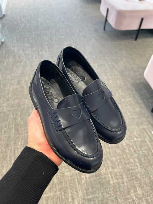 LMDI Navy Heart Loafer