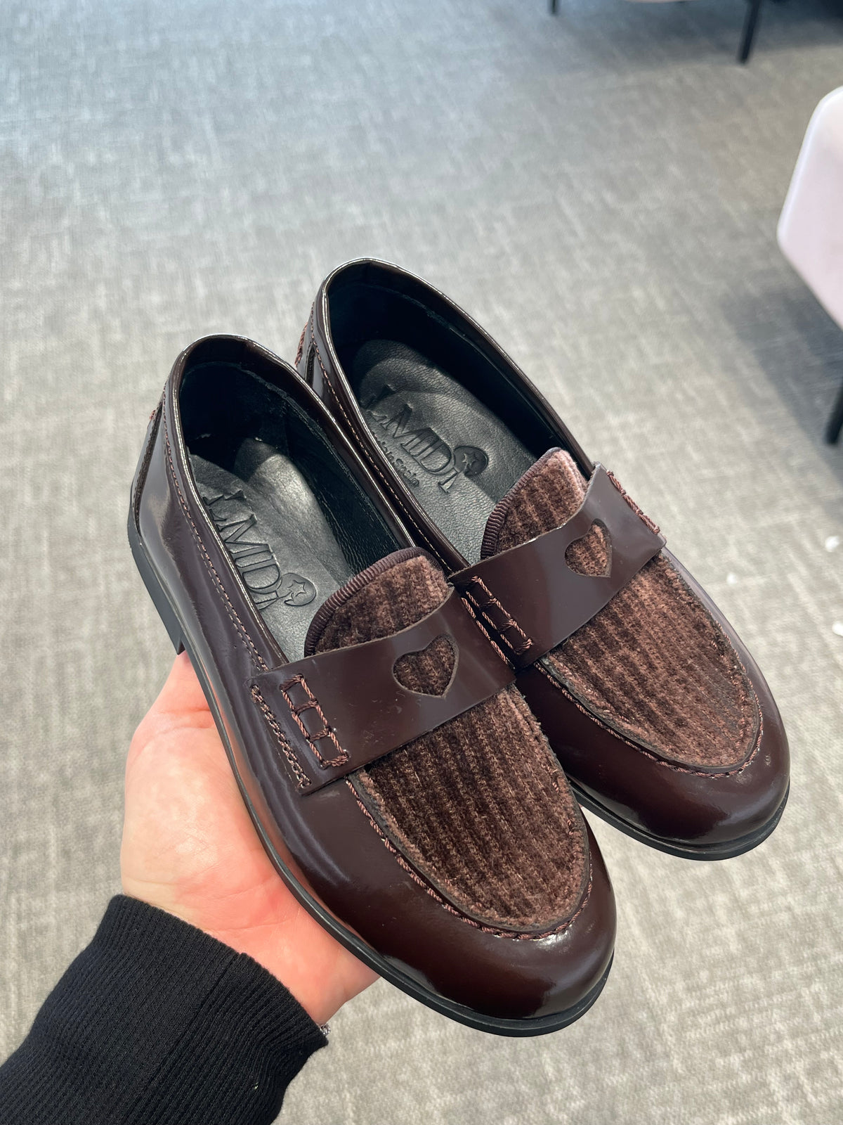 Lmdi Brown Heart Loafer